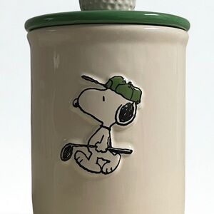 Rae Dunn “Peanuts” Tee Time Canister